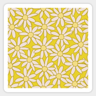 Daisy Garden - Lemon Yellow Sticker